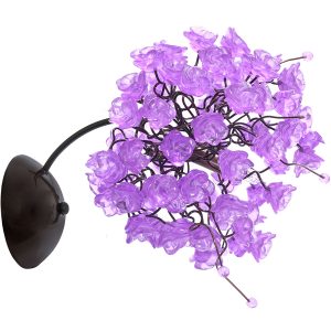 Lilac Rosettes Sconce