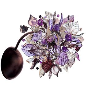 Violet Frost Sconce